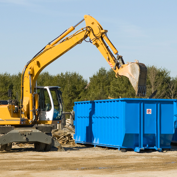 can i choose the location where the residential dumpster will be placed in Yoe PA